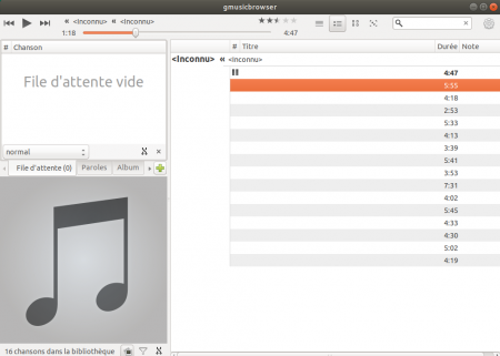 Gmusicbrowser en format mini player