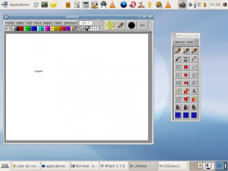 XPaint sous Xubuntu
