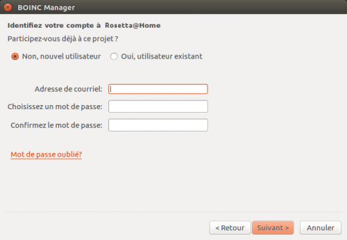 Gestion du profil