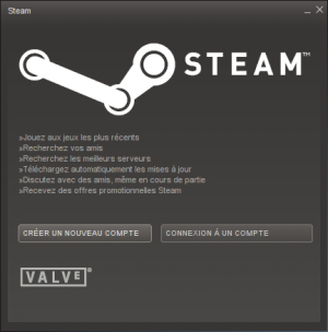 Connexion à Steam