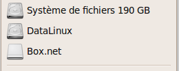 Icône de partage WebDAV