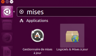 Chargez la configuration de mises à jour depuis la tableau de bord